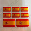 Pegatinas Relieve Bandera España 3D