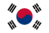 Aufkleber Südkorea 3D