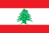 Aufkleber Libanon 3D