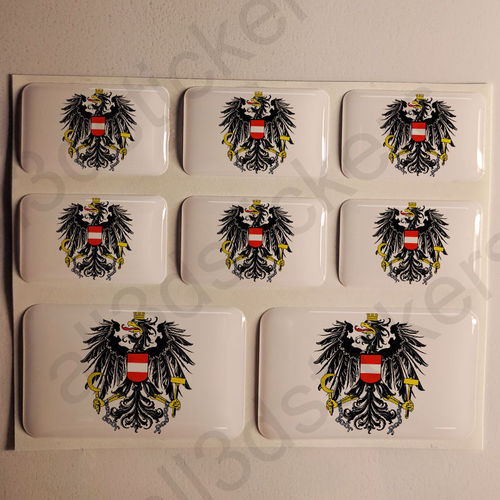 3D Kfz-Aufkleber Wappen Österreich
