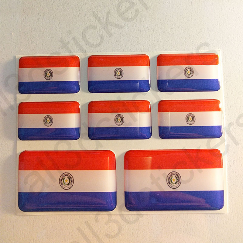 All3DStickers Sticker Venezuela Resin 3D Emblem Venezuela Domed Flag 