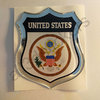 Adesivi Scudetto Emblema Stemma Stati Uniti d'America 3D