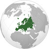 Aufkleber Europa 3D