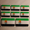 Pegatinas Relieve Bandera Extremadura 3D