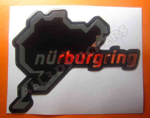3D Sticker Resin Domed Nürburgring Circuit (Old Track)