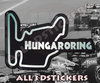Pegatina Relieve 3D Circuito Hungaroring
