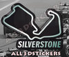 Pegatina Relieve 3D Circuito Silverstone