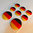 Pegatinas Redondas Bandera Alemania 3D