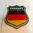 Autocollant Allemagne Emblème Drapeau Résine 3D Relief