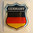Autocollant Allemagne Emblème Drapeau Résine 3D Relief