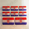 Pegatinas Relieve Bandera Croacia 3D