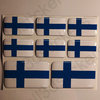 Pegatinas Relieve Bandera Finlandia 3D