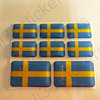 3D Kfz-Aufkleber Flagge Schweden Fahne