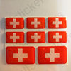 Pegatinas Relieve Bandera Suiza 3D